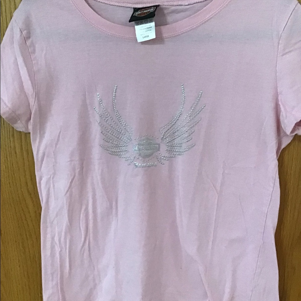 Harley-Davidson women’s t-shirt pink LARGE